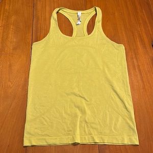 Yellow Lululemon Swiftly Tech Racerback Top (Sz 8)